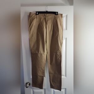 Women's Tan Straight Leg Pants